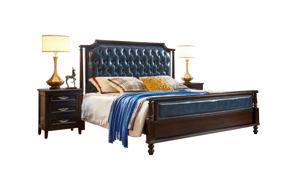 Violet Mercure A602 Classic American Solid Wood Bed (King Size 1.8m)